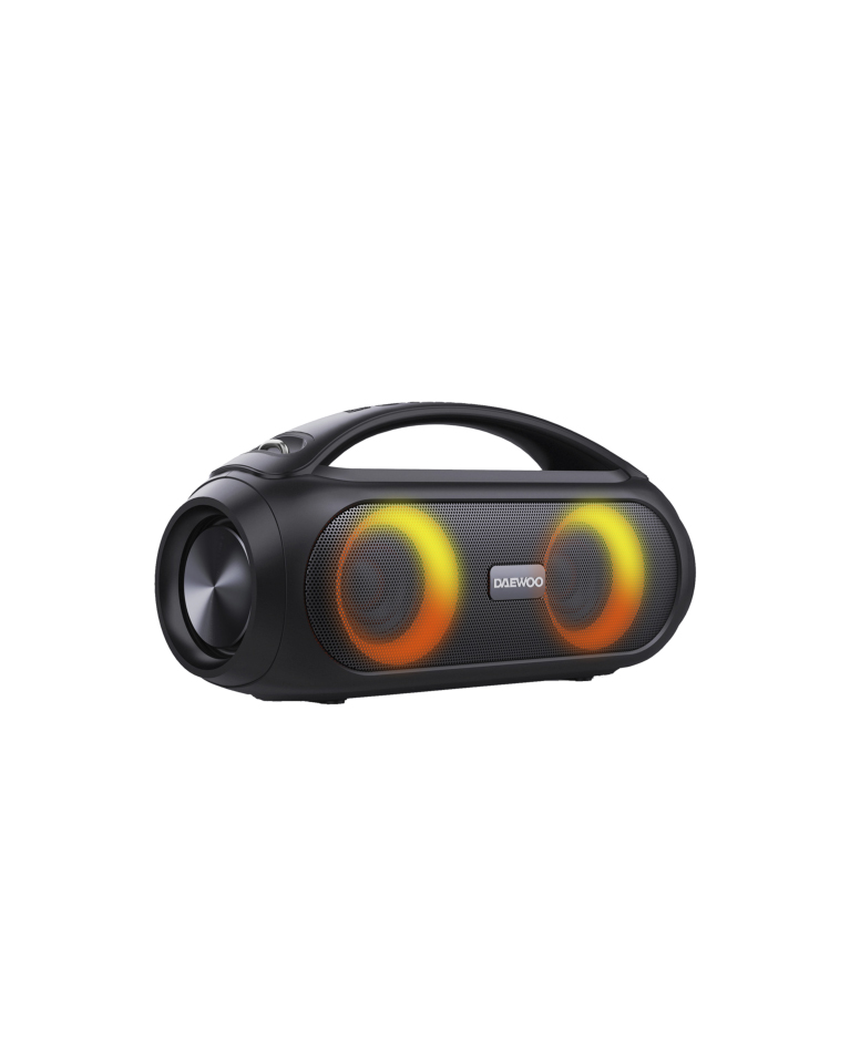 Parlante portátil 20 w BT wireless con luces