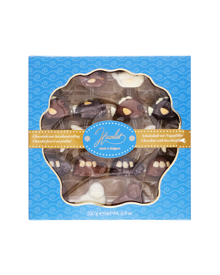 Chocolates figuras del océano