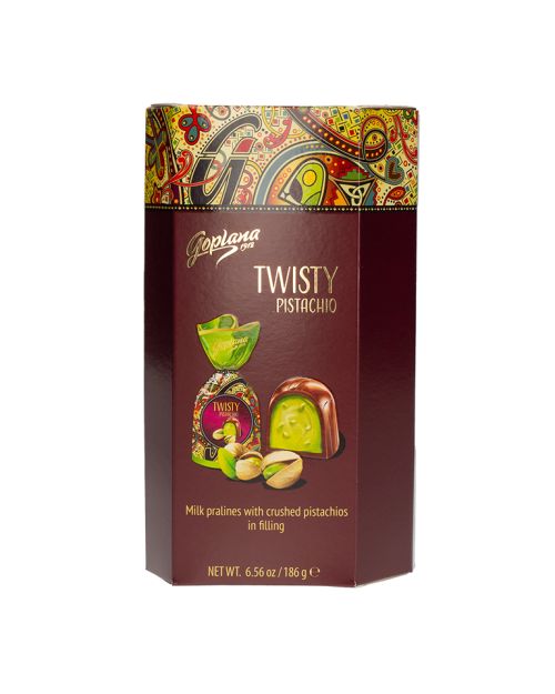 Twisty bombones de pistacho