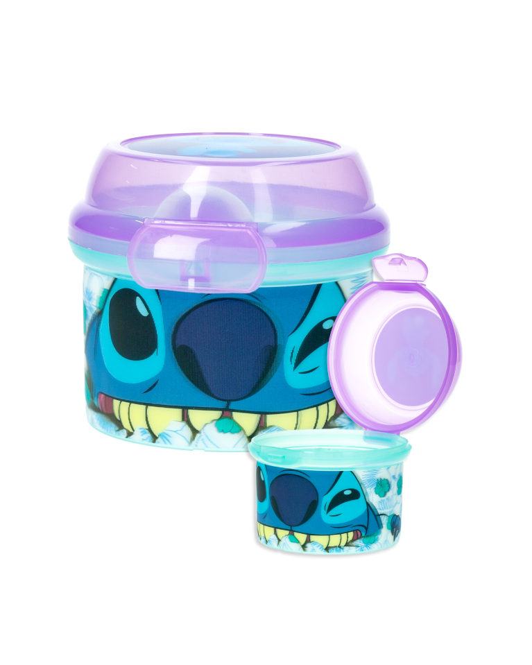 Recipiente redondo de Stitch