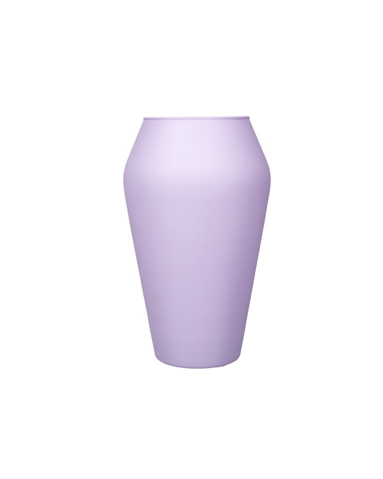 Florero Vinci para decoración lila pastel suave
