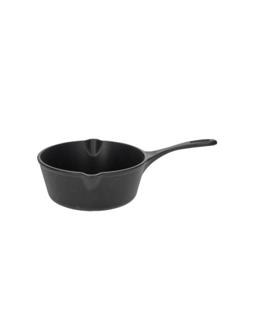 Sartén de inducción hondo negro mate
