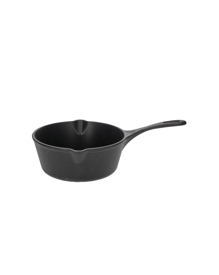 Sartén de inducción hondo negro mate