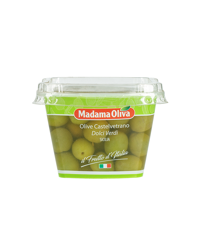 Aceitunas verdes con hueso