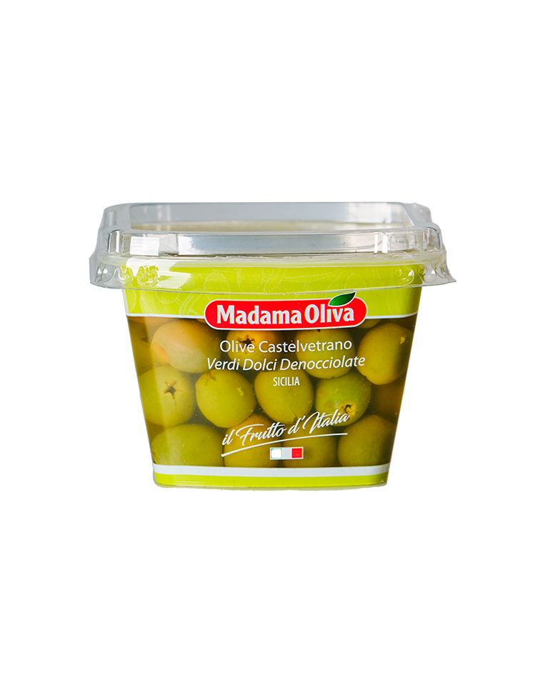 Aceitunas verdes sin hueso