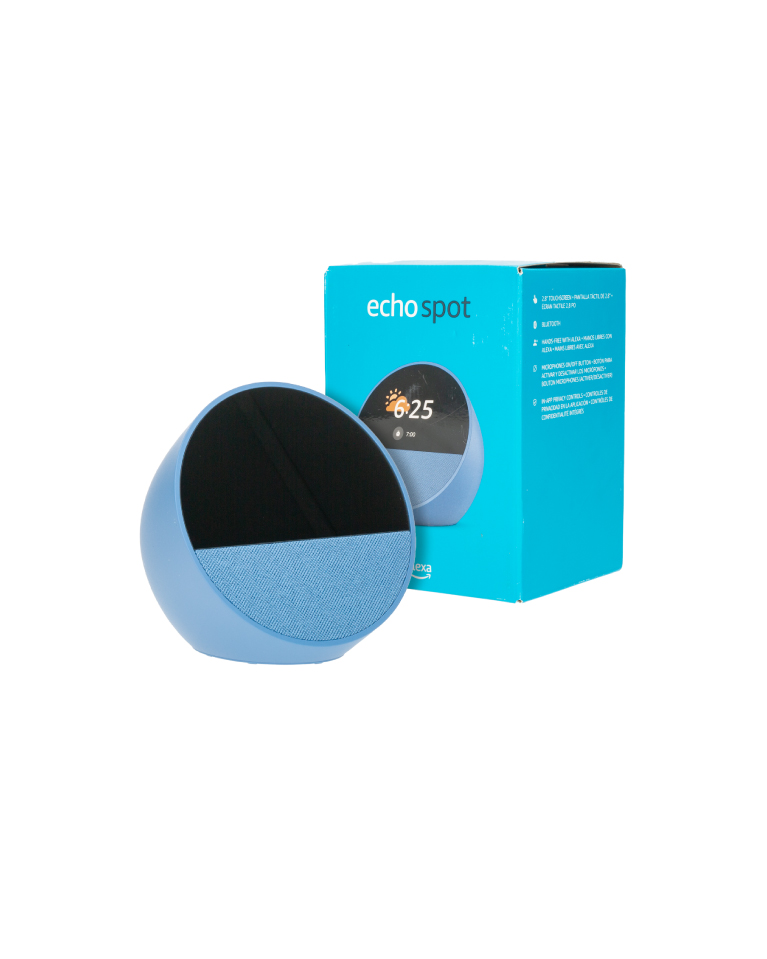 Echo spot Alexa ocean blue