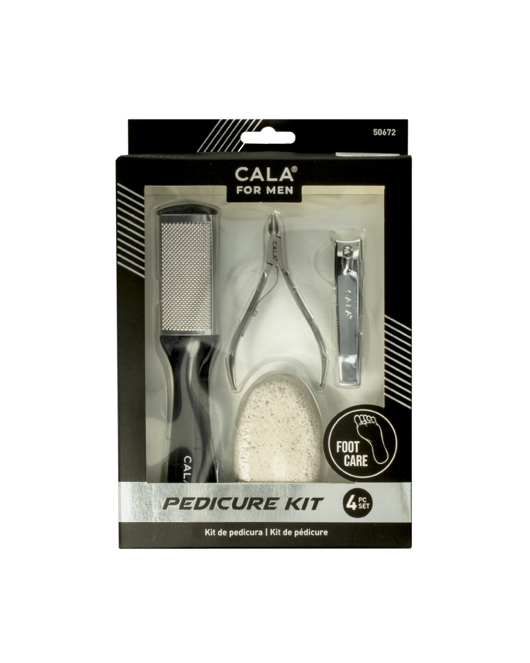 Set de pedicure para hombre kit 4 piezas