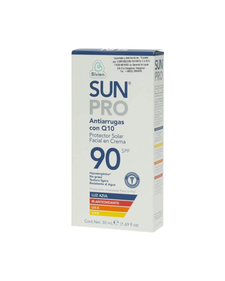Protector solar facial SPF 90