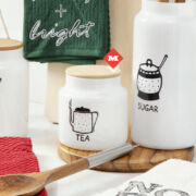 Frasco con tapa de bambú