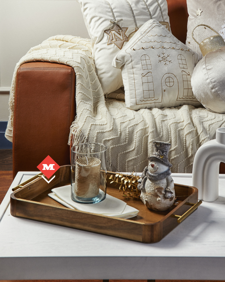 Charola de madera Acacia