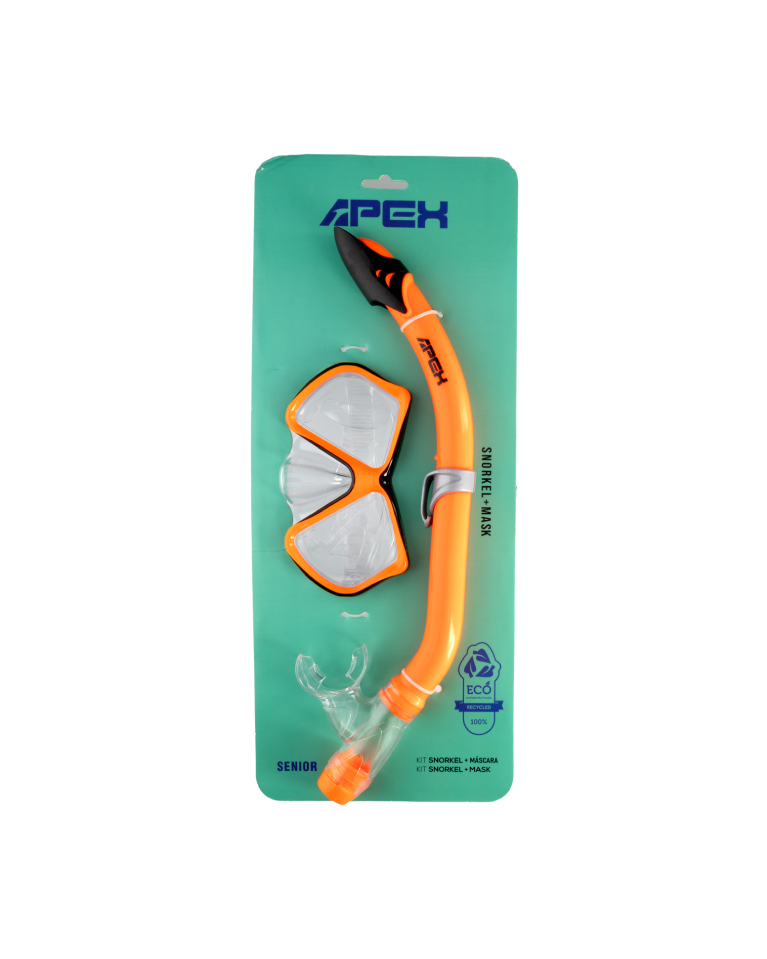 Snorkel y máscara para adulto