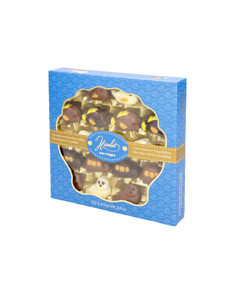 Chocolates figuras del océano