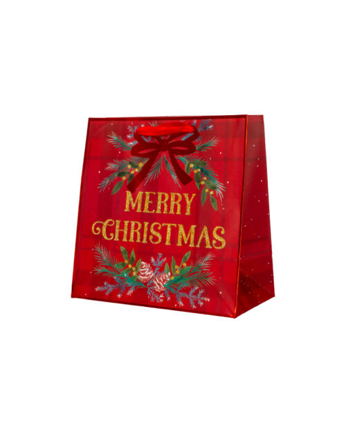 Bolsa de regalo de lujo cuadrada