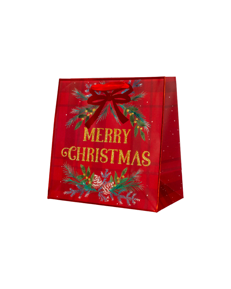 Bolsa de regalo de lujo cuadrada