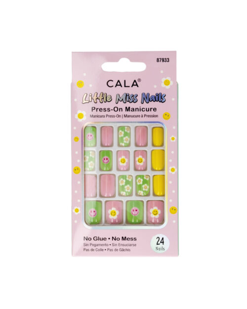 Kit de uñas verde, rosado y amarillo