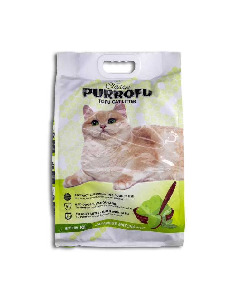 Arena para gato aroma matcha