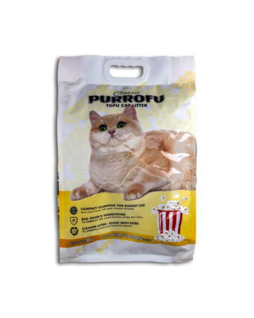 Arena para gato aroma pop corn