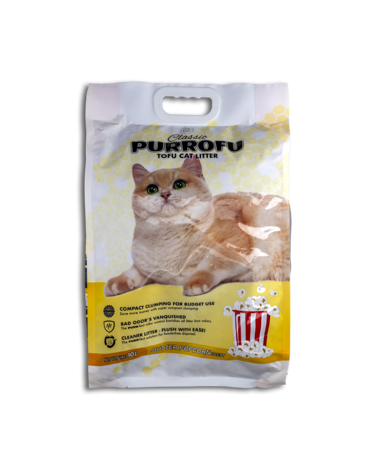 Arena para gato aroma pop corn