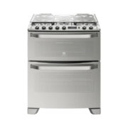 Cocina a gas doble horno con 5 quemadores