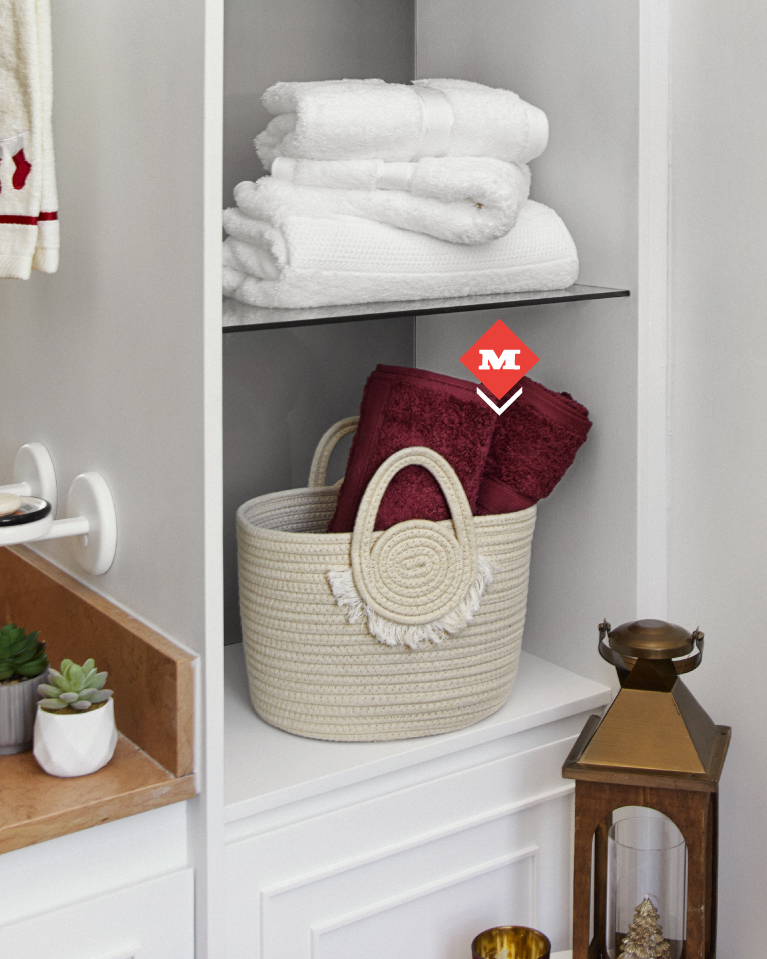 Toalla de manos cranberry