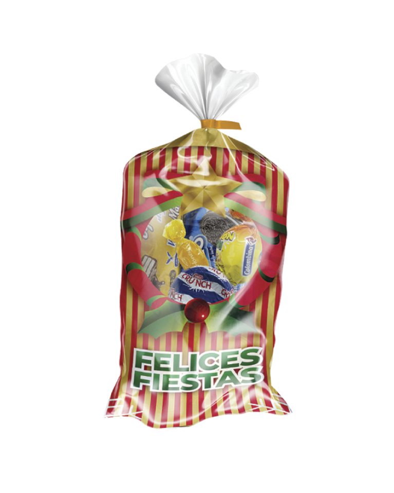 Funda de caramelos roja