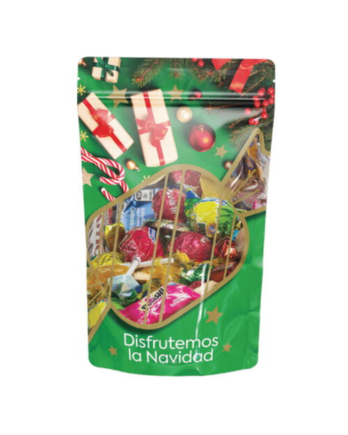 Funda de caramelos verde