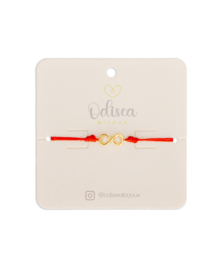 Pulsera de infinito roja