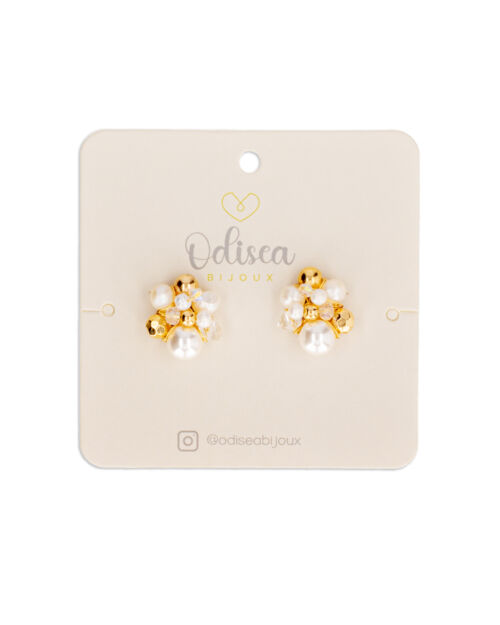 Aretes blancos Arianna