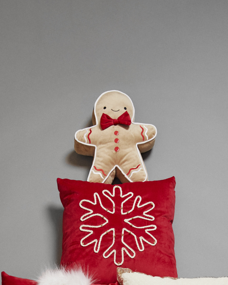 Cojín de muñeco de jengibre