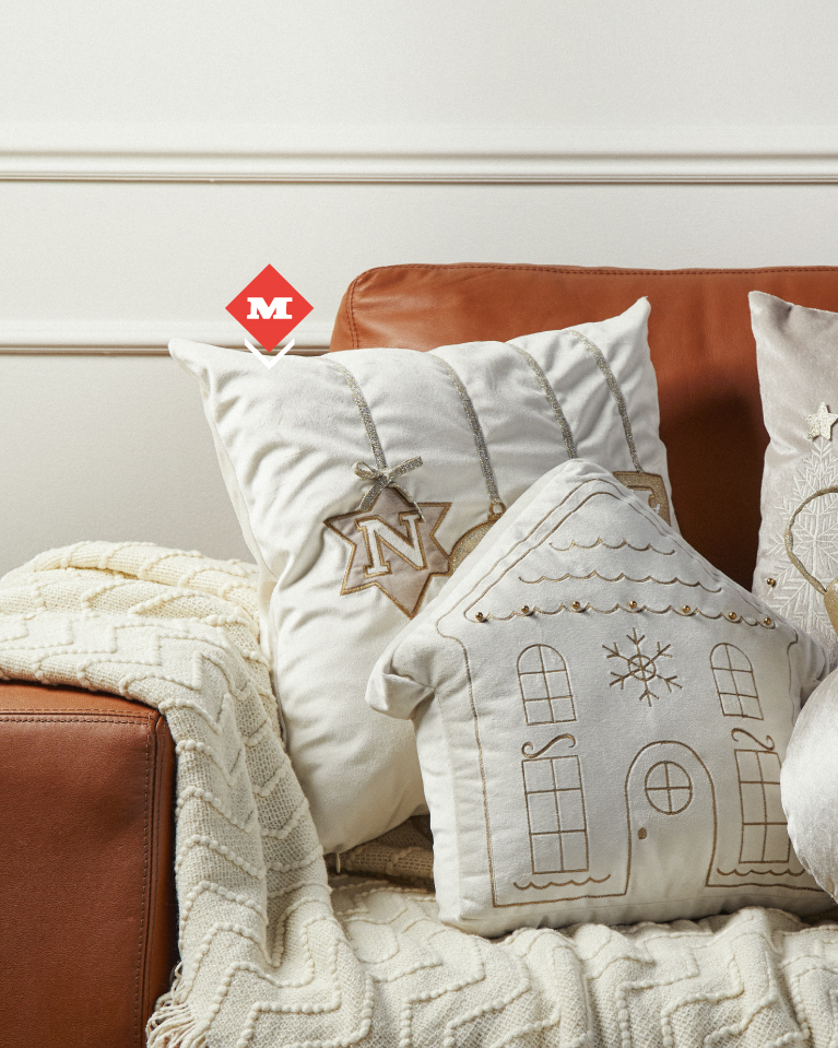 Cojín sparkling Noel