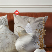 Cojín sparkling árboles