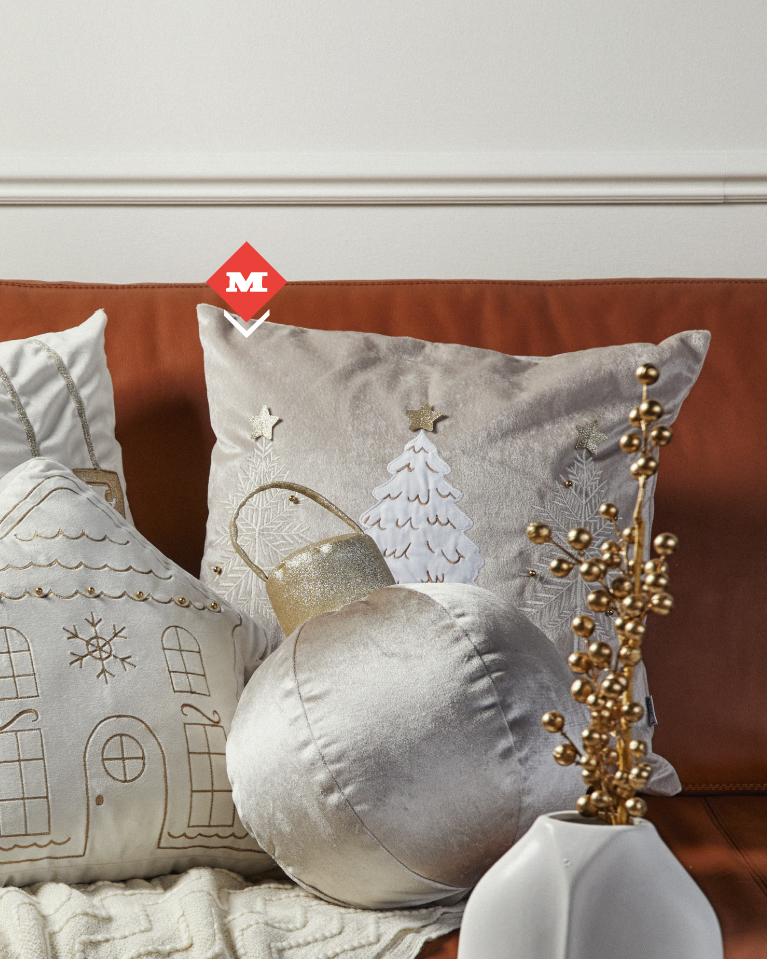 Cojín sparkling árboles