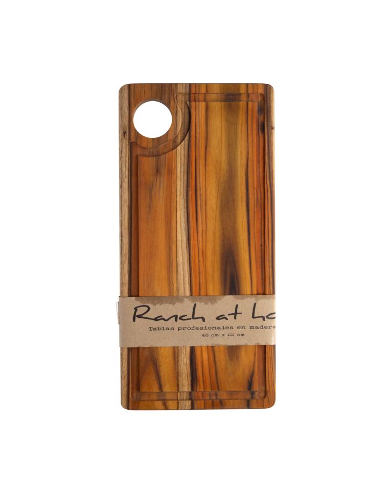 Tabla de picar con canal de fluidos