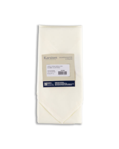 Set de servilletas perla