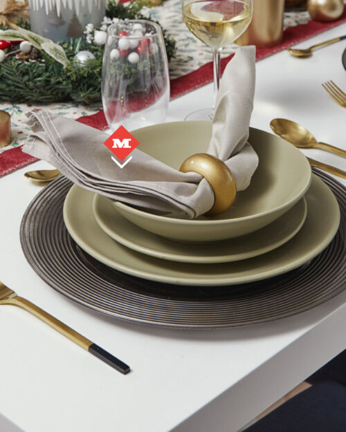 Set de servilletas beiges