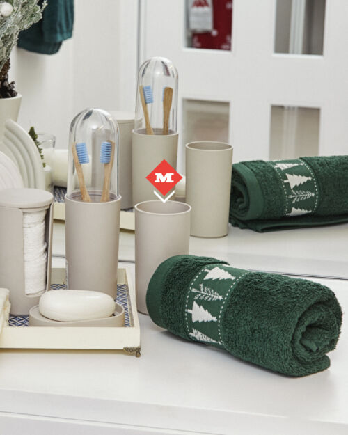 Portacepillos gris claro