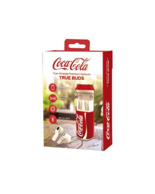 Audífonos inalámbricos tipo lata Coca Cola