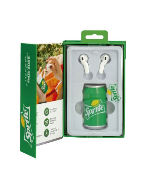 Audífonos inalámbricos tipo lata Sprite