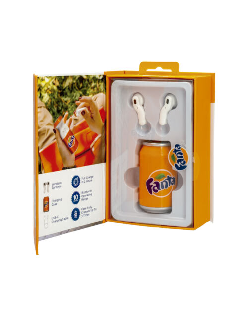 Audífonos inalámbricos tipo lata Fanta
