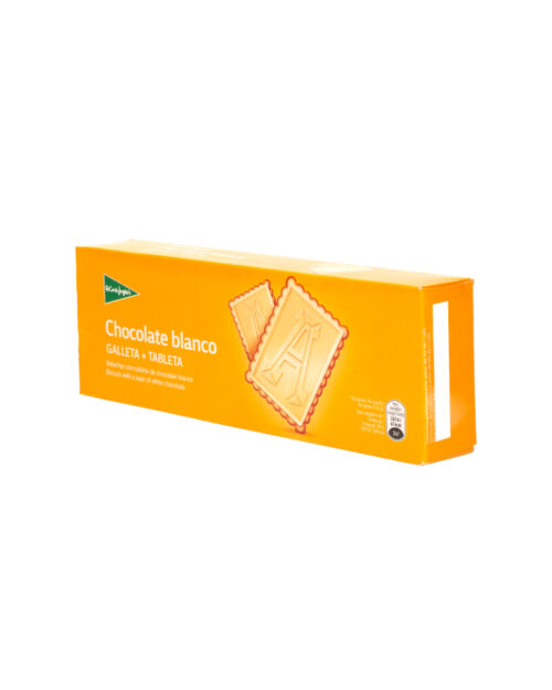 Galletas con chocolate blanco