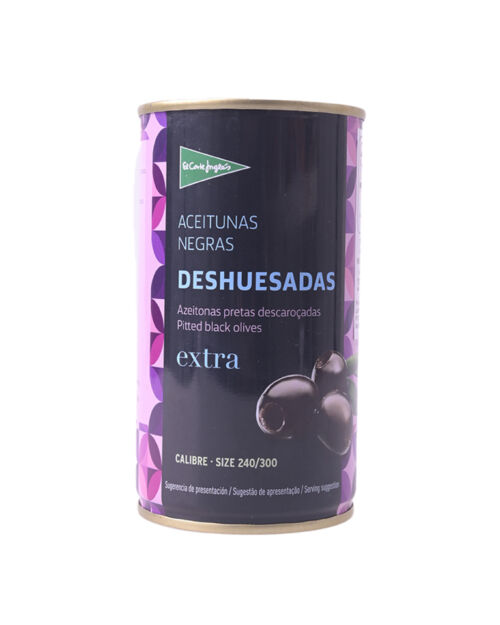 Aceitunas negras deshuesadas