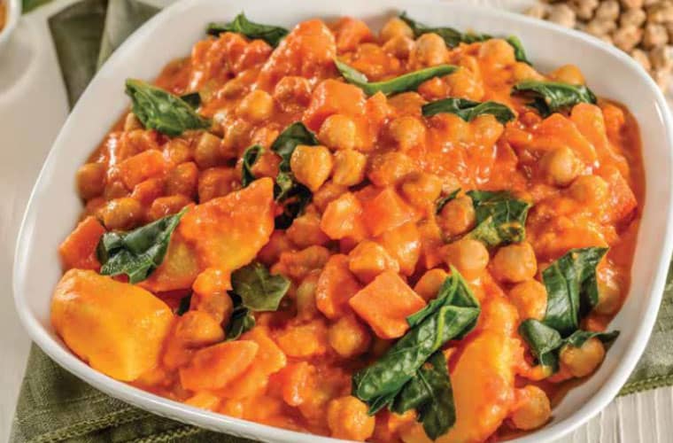 Curry de garbanzos