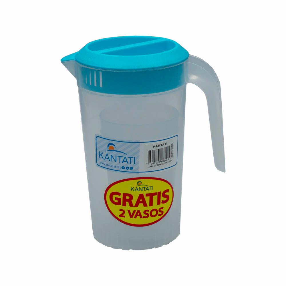 Accesorios De Camping Plastico Foco 2 Platos+vaso+jarro