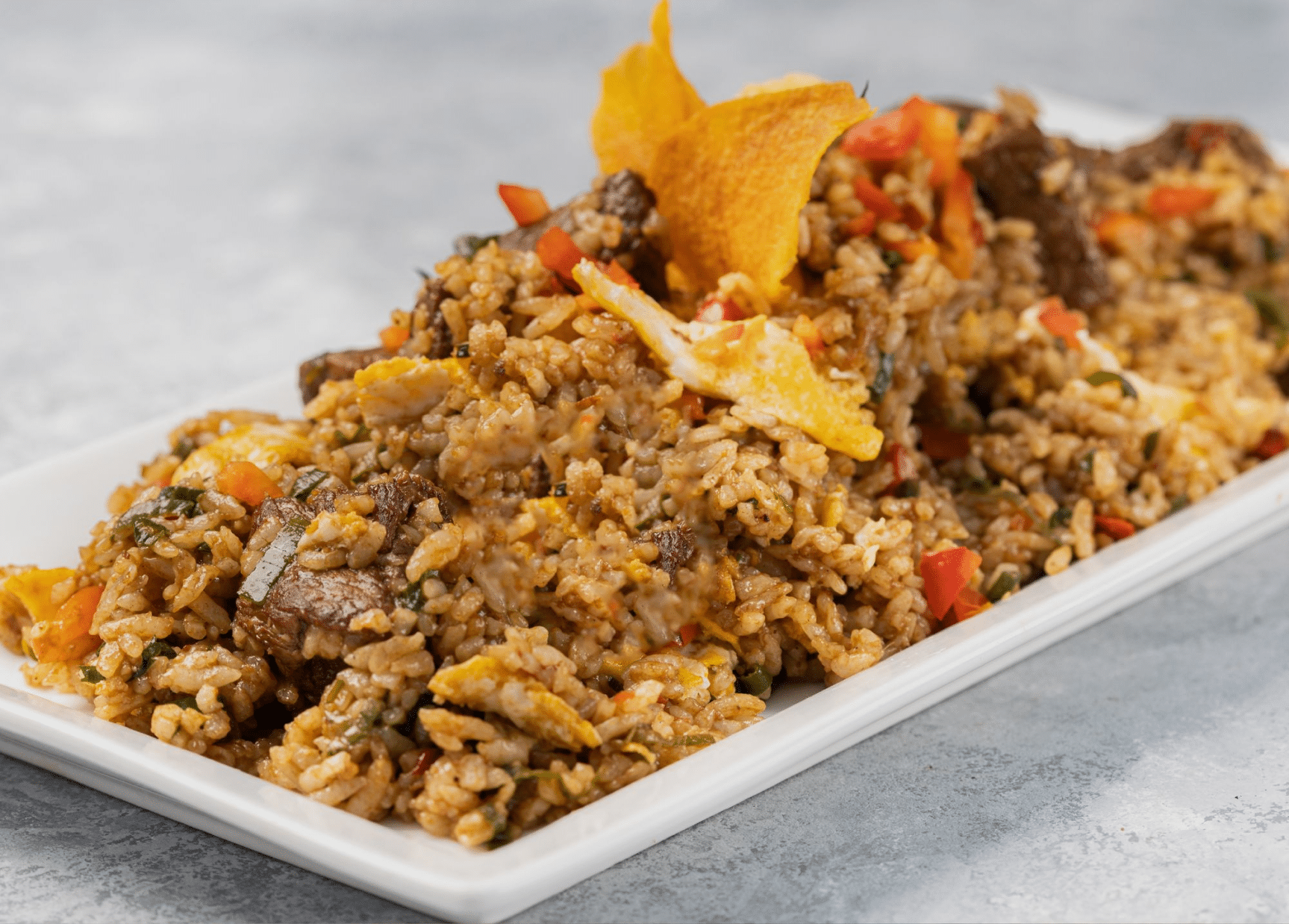 Arroz Oriental con Cuy