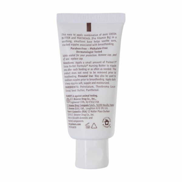 Crema Para Lactancia Con Manteca De Cacao Y Vitamina E PALMER'S 30 G - Imagen 3