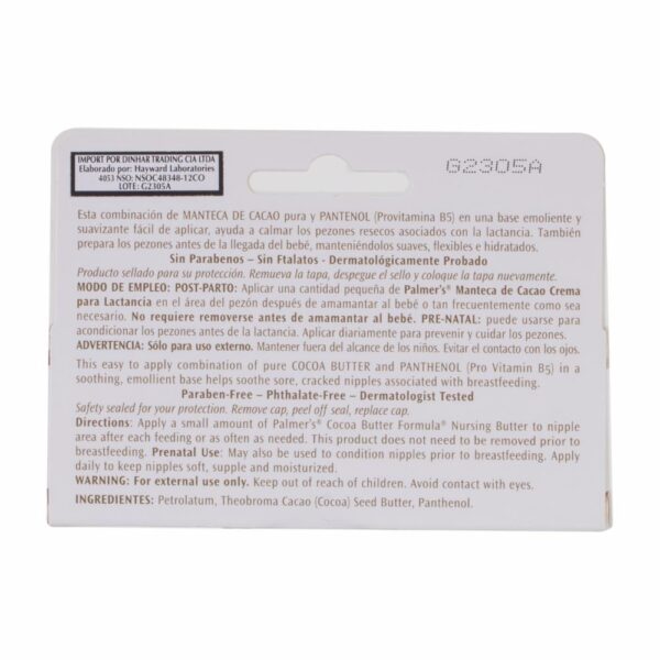 Crema Para Lactancia PALMERS 30 G - Imagen 5