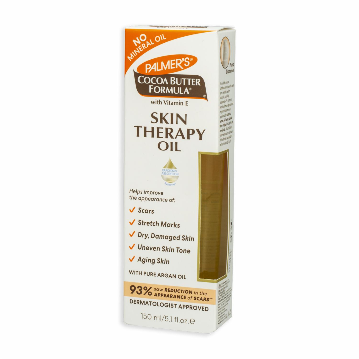 Aceite Corporal Y Facial Seco Skin Theraphy Con Manteca De Cacao Y Vitamina E PALMER'S 150 ML - Imagen 2