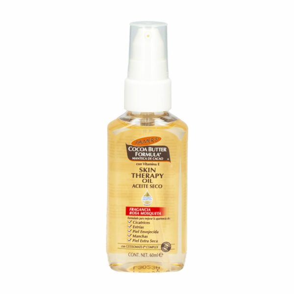 Aceite Corporal Skin Teraphy Oil Con Manteca De Cacao Y Vitamina E Fragancia Rosa Mosqueta PALMER'S 60 ML