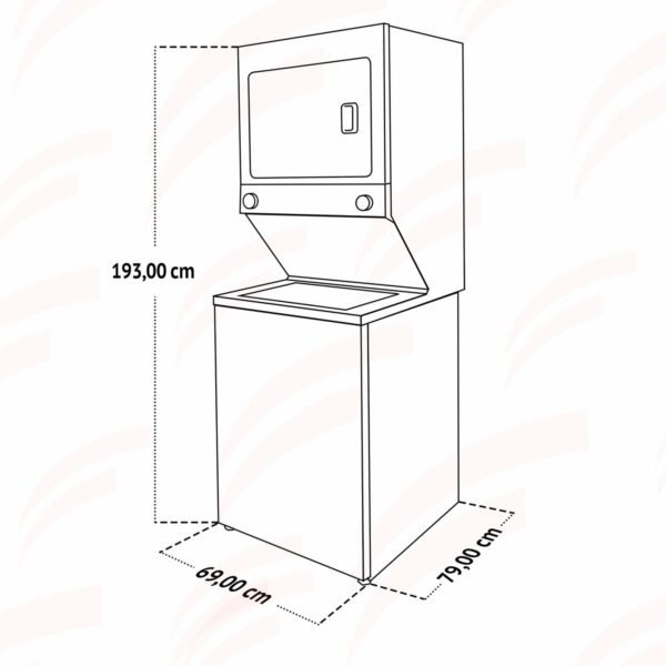 Torre De Lavado Eléctrica FLCE7522AW FRIGIDAIRE 21 Kilos - Imagen 6