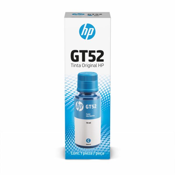 Tinta Para Impresora GT52 M0H54AL HP Cyan - Imagen 2